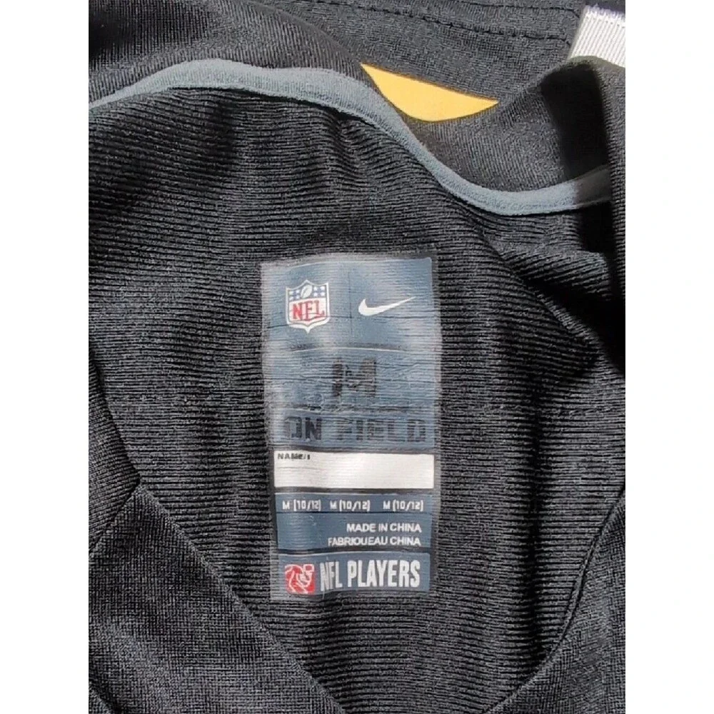 Pittsburgh Steelers NFL Nike On Field Black Football Jersey M 84 Antonio Brown - Picture 8 of 11